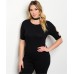 BLACK PLUS SIZE TOP