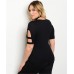 BLACK PLUS SIZE TOP