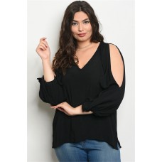  BLACK PLUS SIZE TOP 