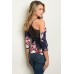 NAVY FLORAL TOP