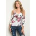  IVORY FLORAL TOP