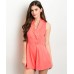  CORAL SUMMER ROMPER