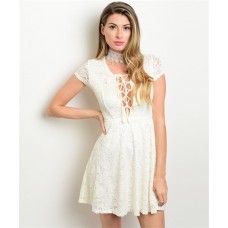 LACE FEATURES DRESS