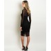 BLACK WITH LINING DRESS