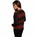  RUST BLACK SWEATER