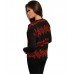  RUST BLACK SWEATER