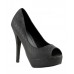 BLACK-CROCO-PU PEEK TOE PUMPS