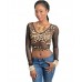 MESH LEOPARD TOP 