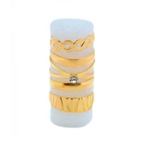  GOLD 5PCS ON A CARD TOE RING 