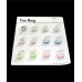 SILVER ASSORTED STRETCH TOE RING