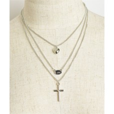 MULTI SHAPE LAYER CHAIN NECKLACE