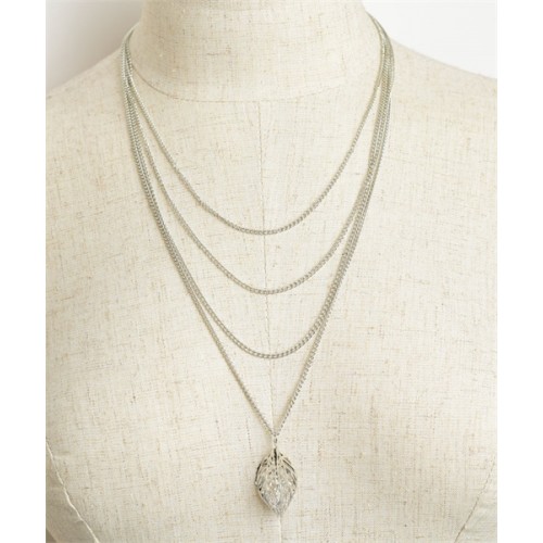 LEAF SHAPE CHAIN NECKLACES