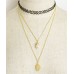  DOUBLE CHAIN PEARL CHOKERS