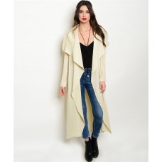  IVORY COAT  Fabric Content: 100% POLYESTER